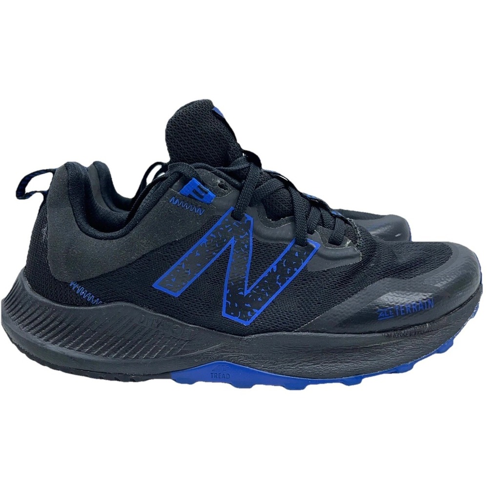New Balance Nitrel v4 Black Cobalt Blue Men's Sz9 4E MTNTRBC4 Running Comfort